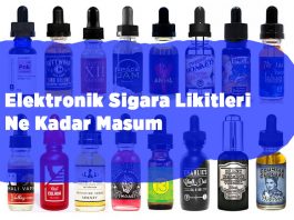 elektronik sigara likitleri ne kadar masum